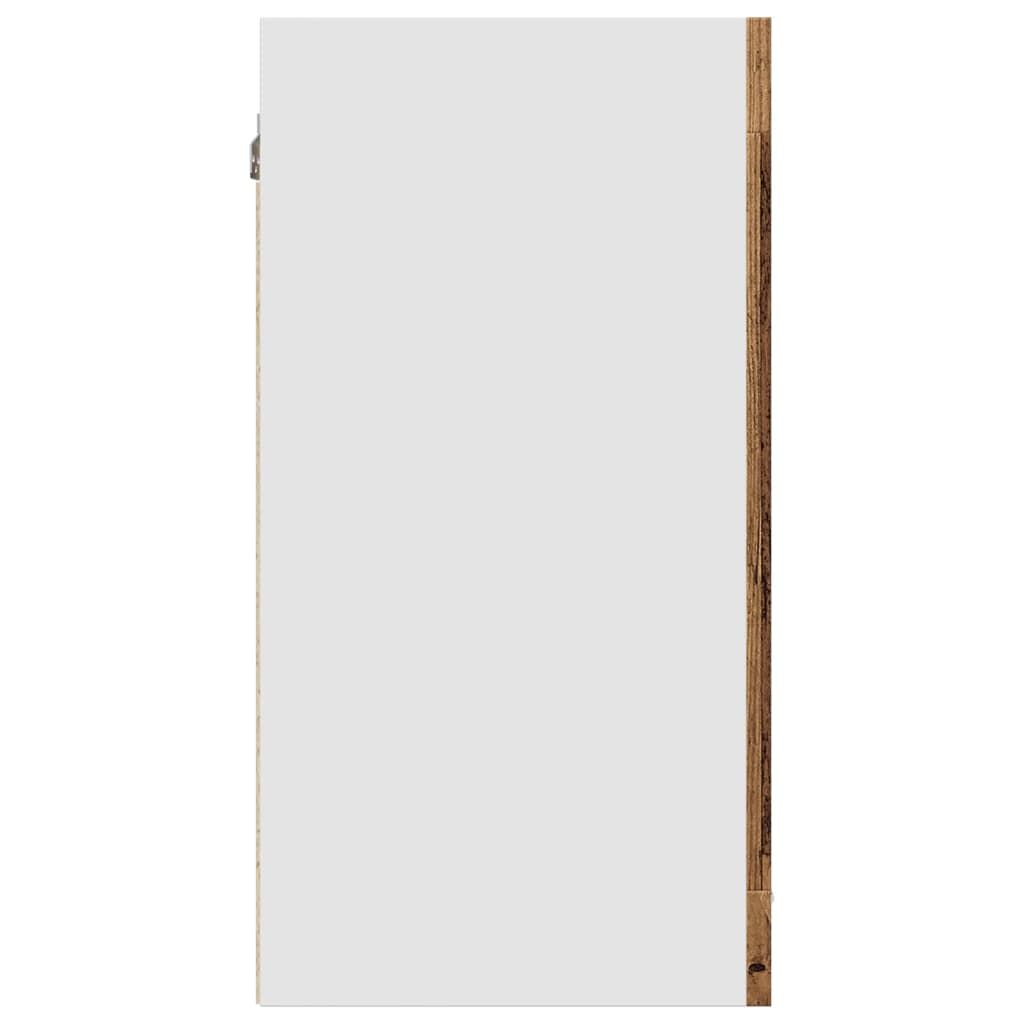 Wall-mounted glass cabinet, "Lyon", wooden, 40x31x60cm