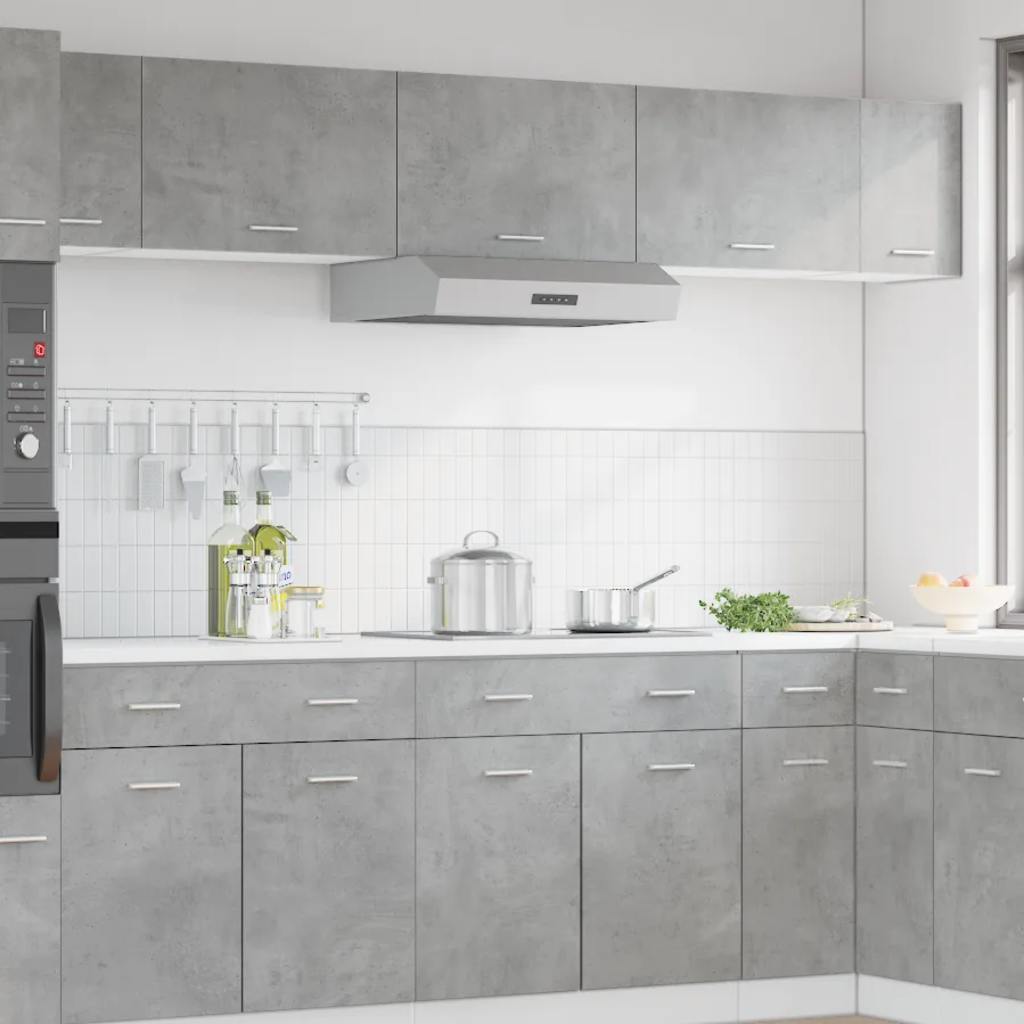Wall cabinet, "Lyon", concrete grey, 60x31x40cm