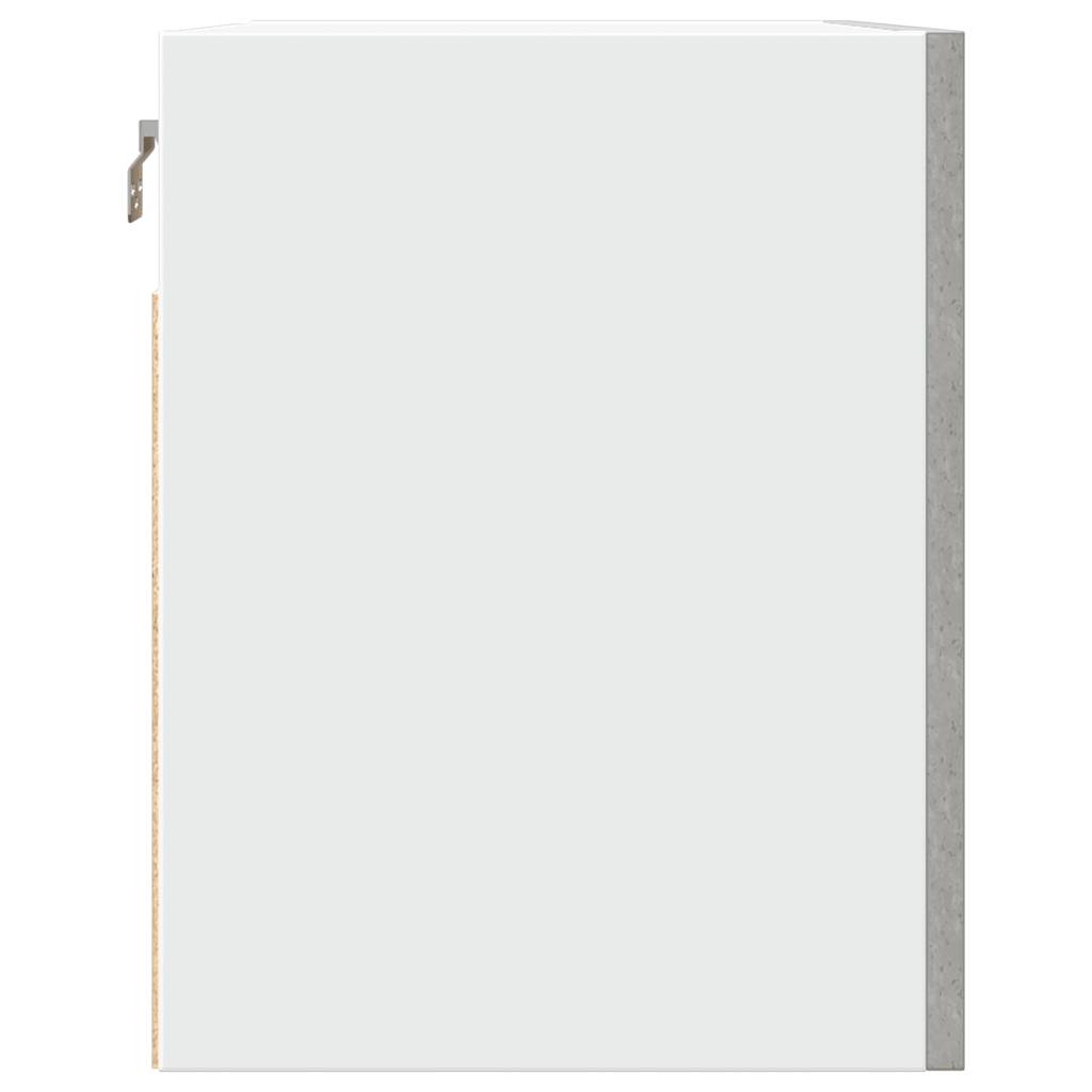 Wall cabinet, "Lyon", concrete grey, 60x31x40cm