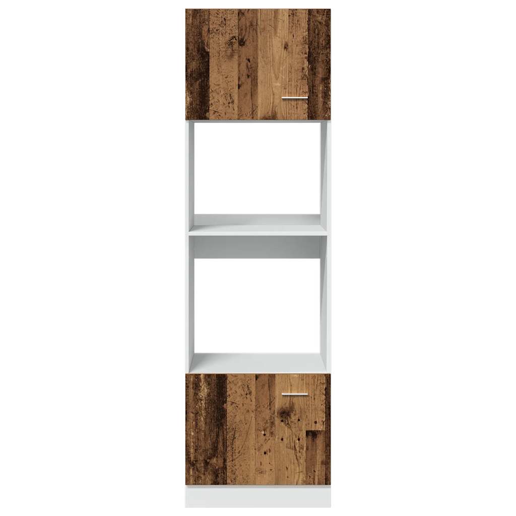 Microwave cabinet, "Lyon", wood, 60x57x207cm