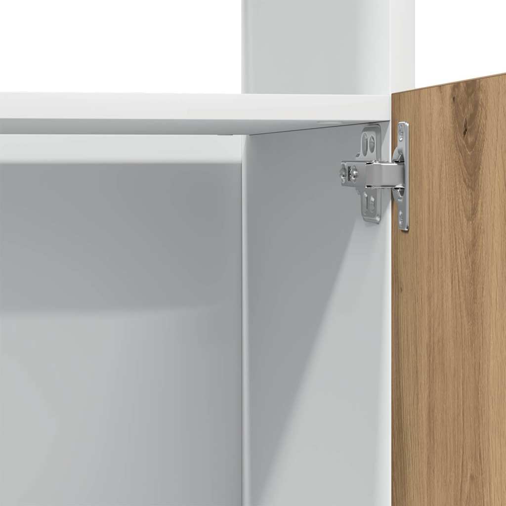 Microwave cabinet, "Lyon", artisan, 60x57x207cm