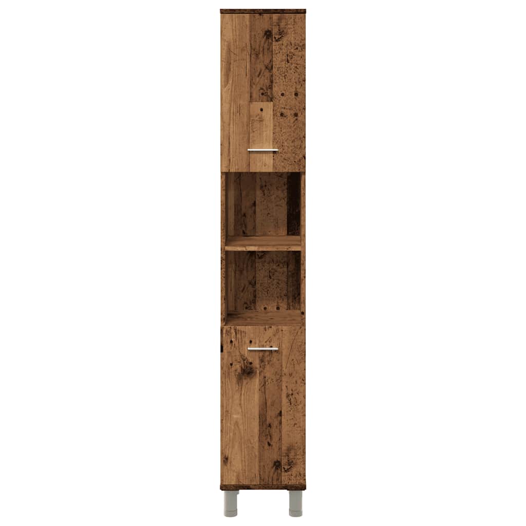 Vonios spintelė Old Wood 30x30x179 cm Engineered Wood