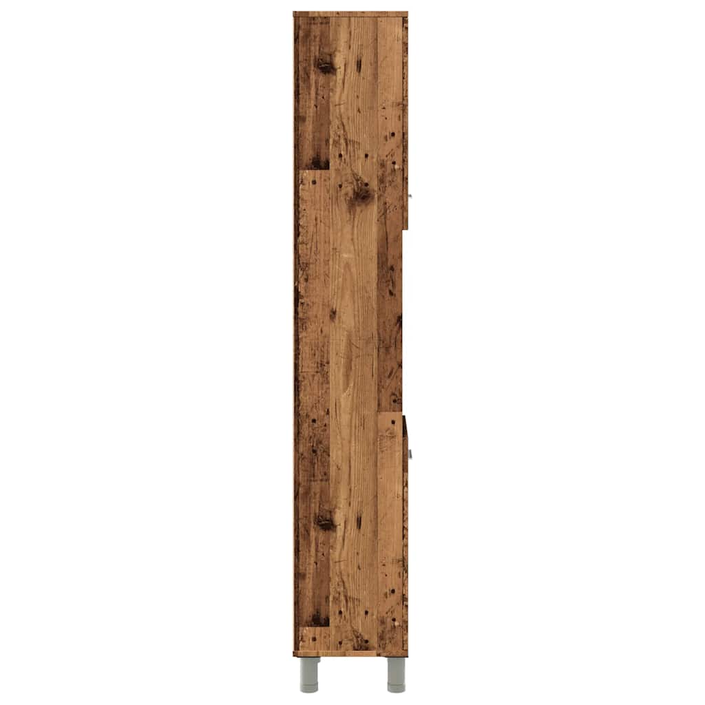 Vonios spintelė Old Wood 30x30x179 cm Engineered Wood