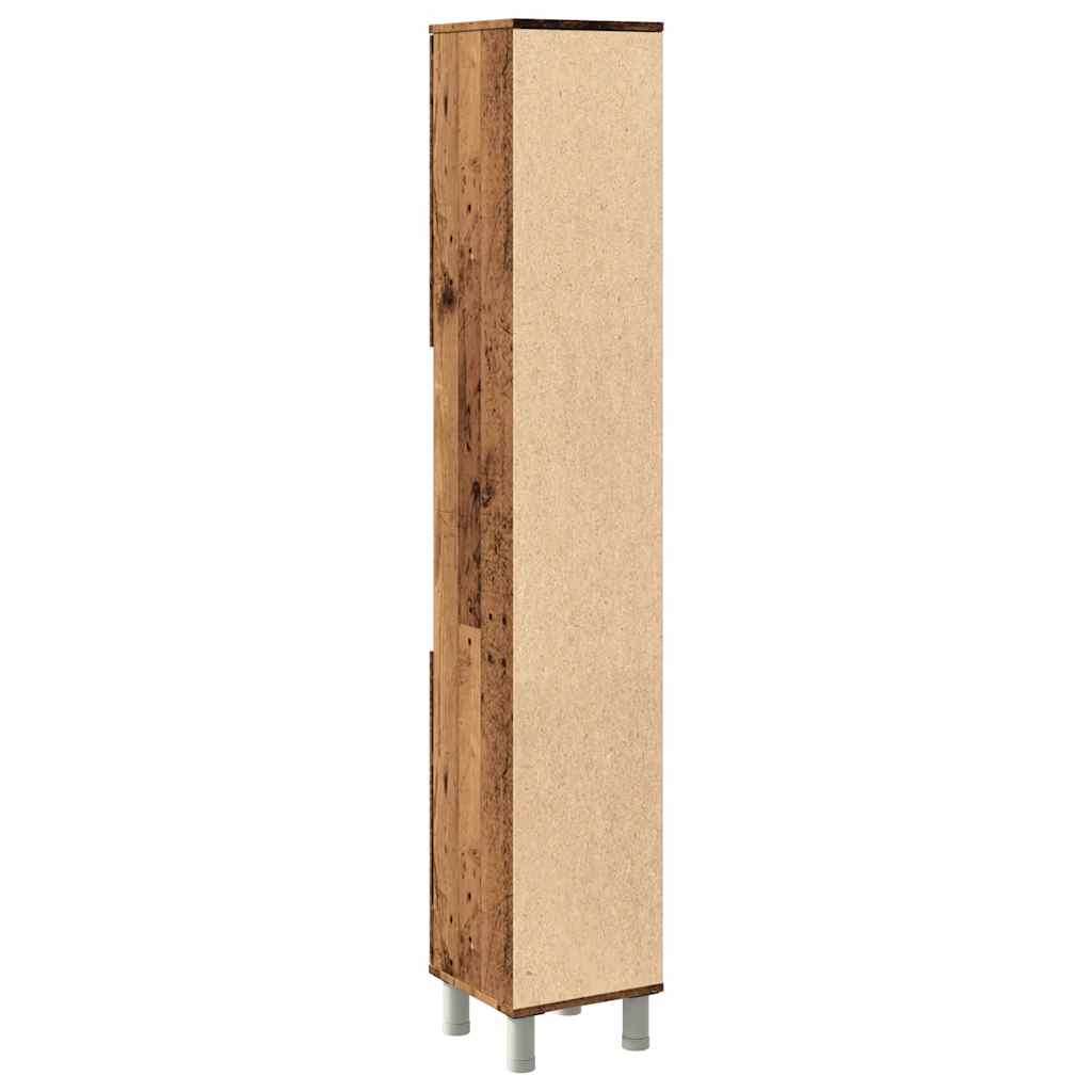 Vonios spintelė Old Wood 30x30x179 cm Engineered Wood