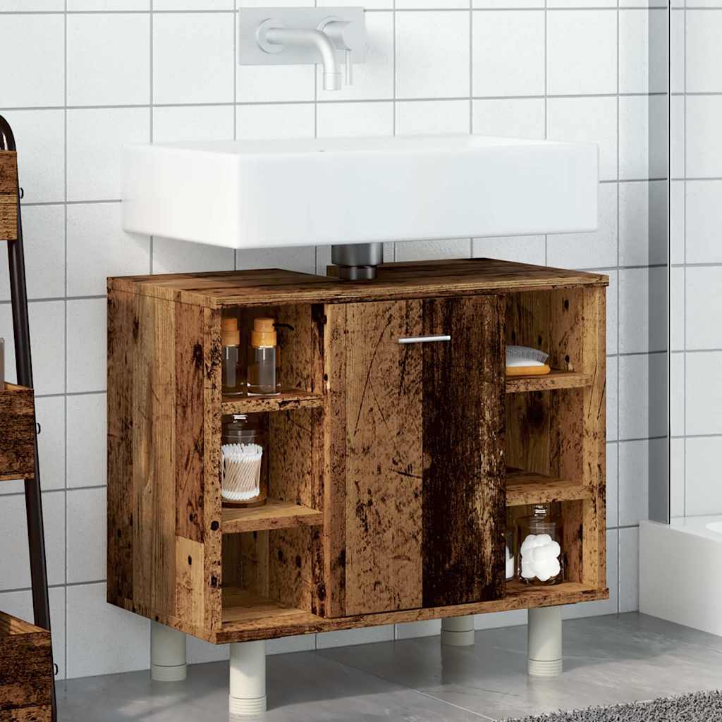 Vonios spintelė Old Wood 60x32x53,5 cm Engineered Wood