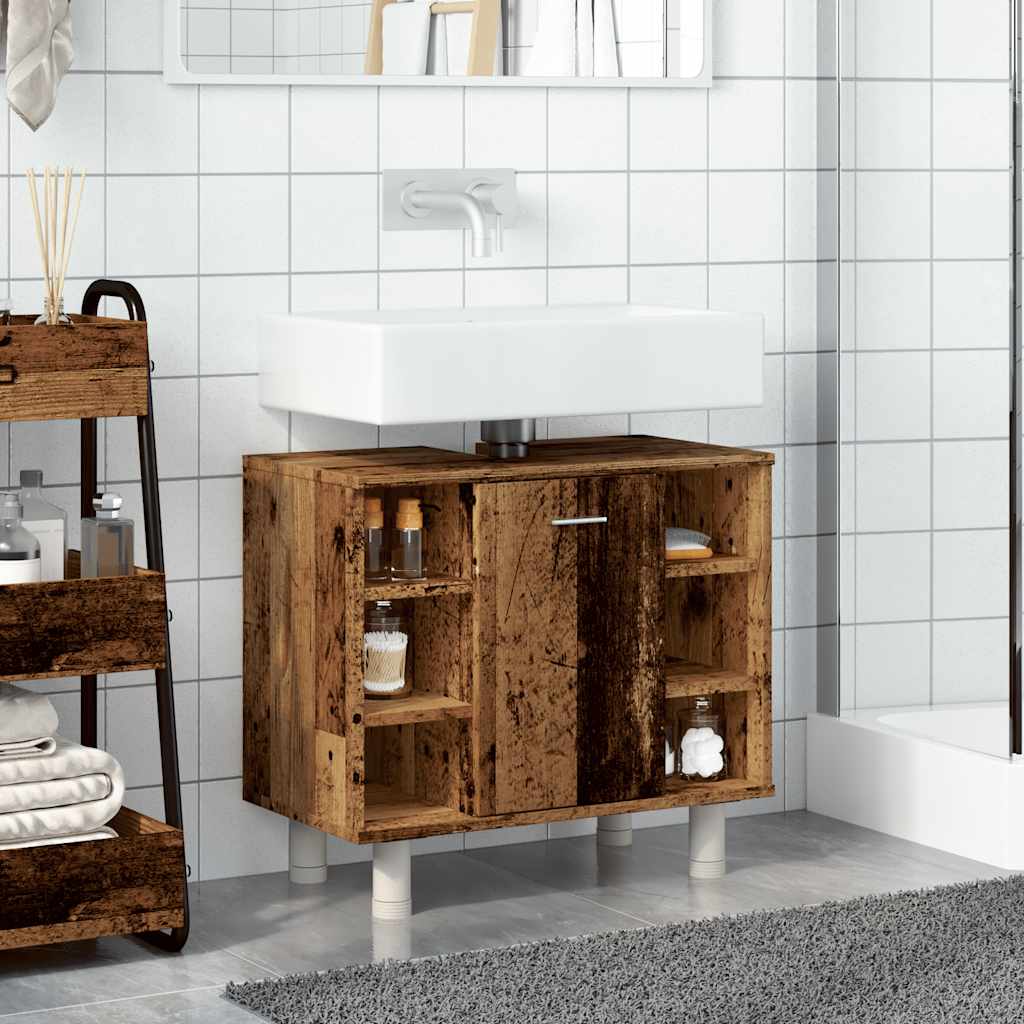 Vonios spintelė Old Wood 60x32x53,5 cm Engineered Wood