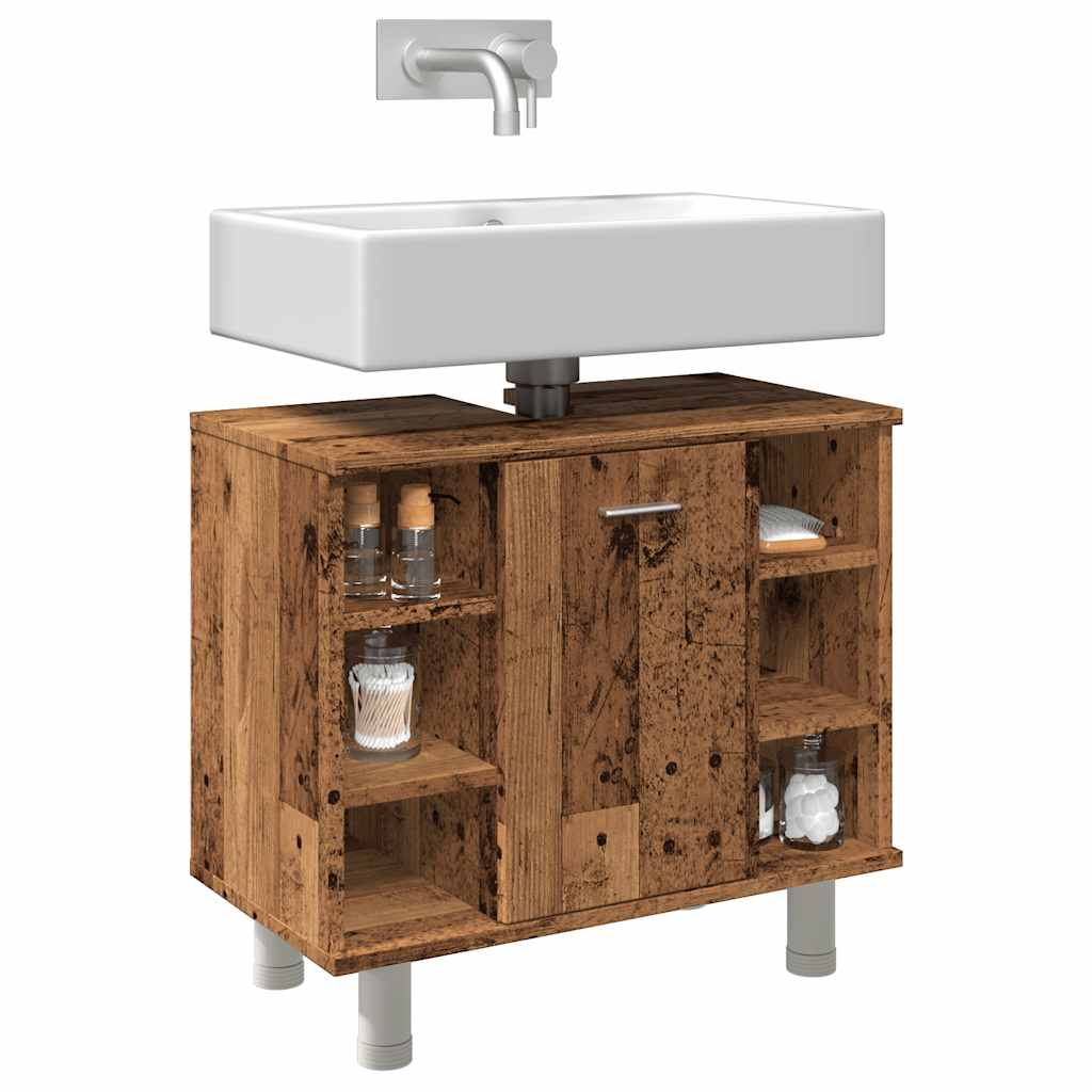 Vonios spintelė Old Wood 60x32x53,5 cm Engineered Wood