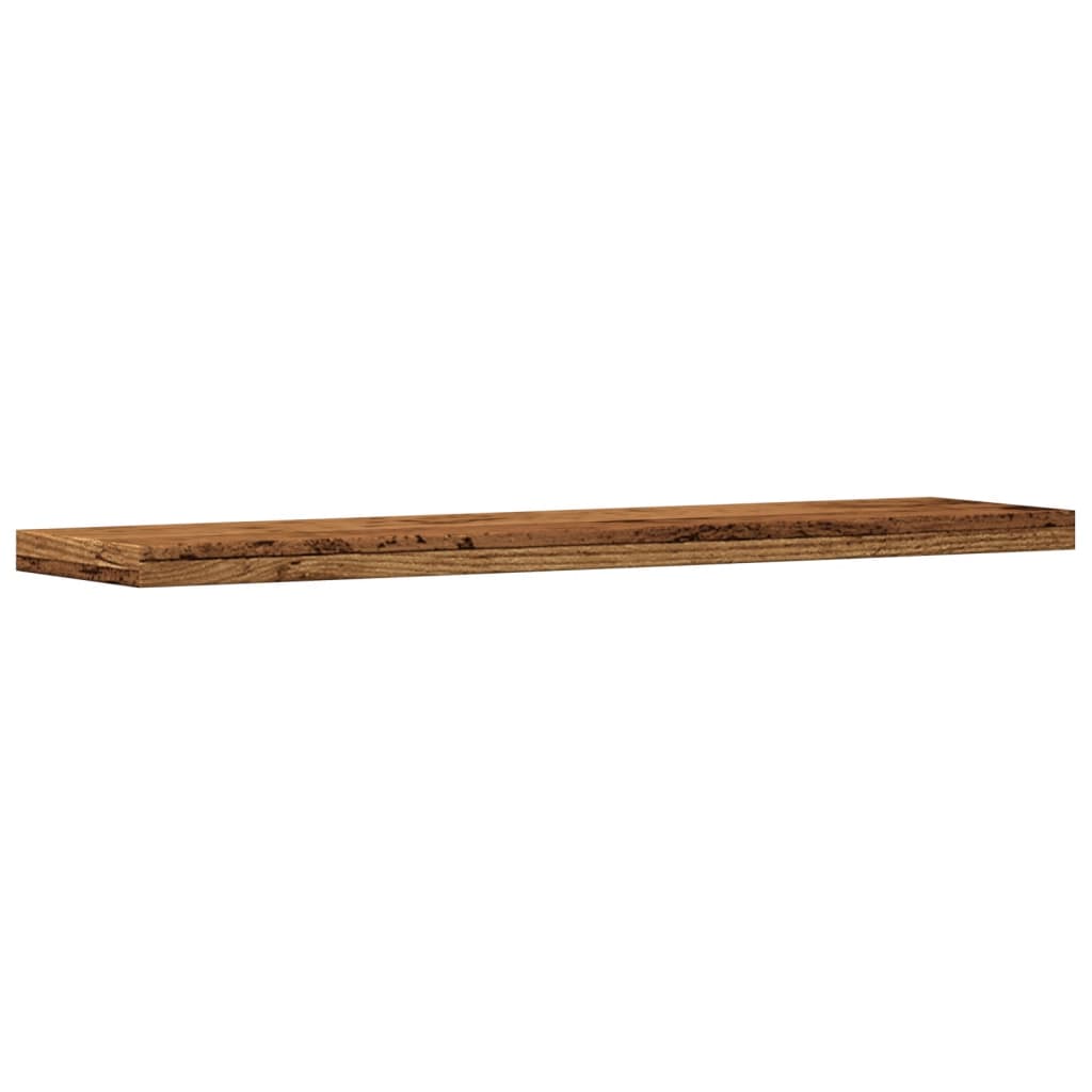 Sieninės lentynos, 4vnt., medienos, 40x10x1,5cm, mediena