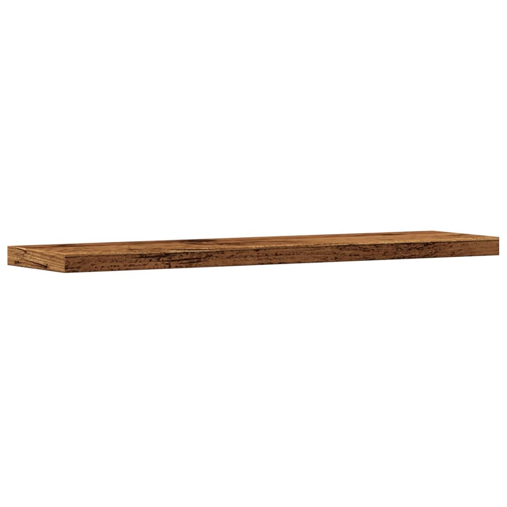 Sieninės lentynos, 4vnt., medienos, 40x10x1,5cm, mediena