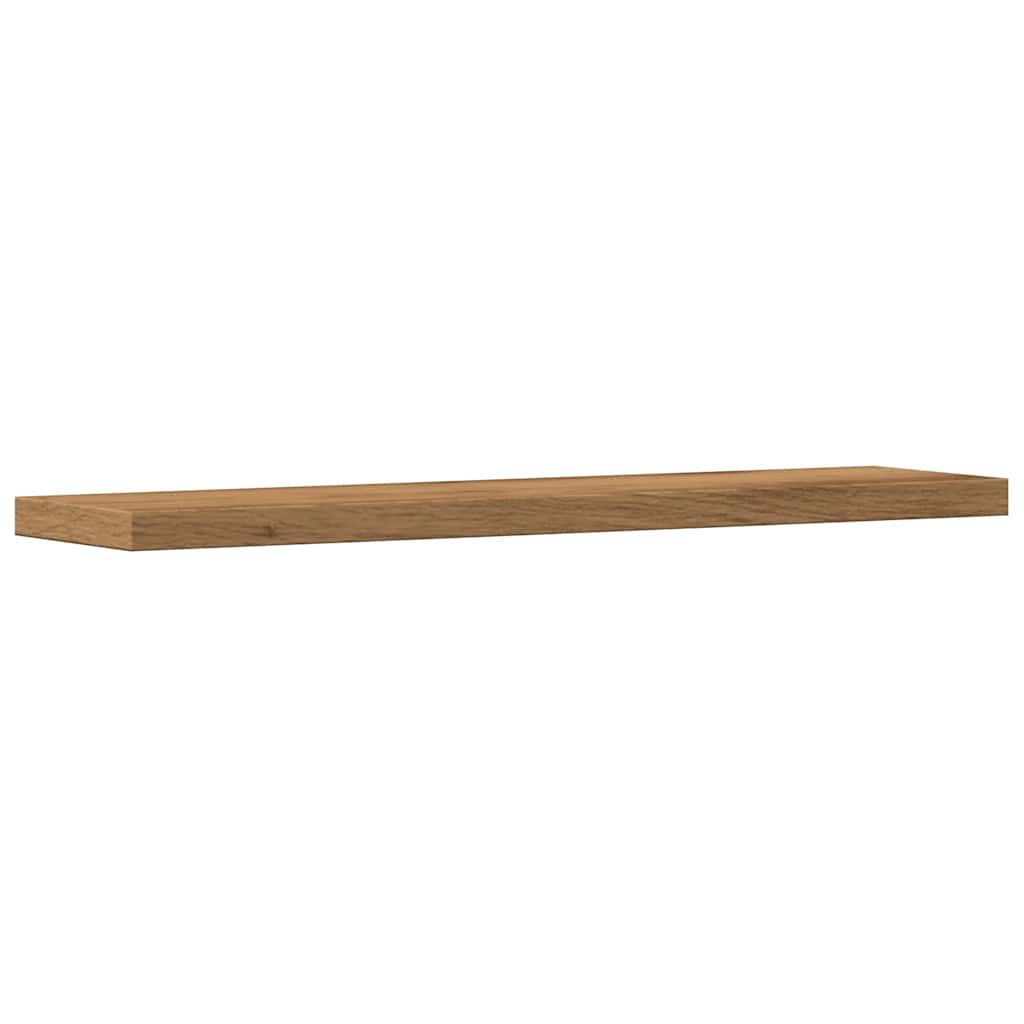 Sieninės lentynos, 4vnt., artisano ąžuolo, 40x10x1,5cm, mediena