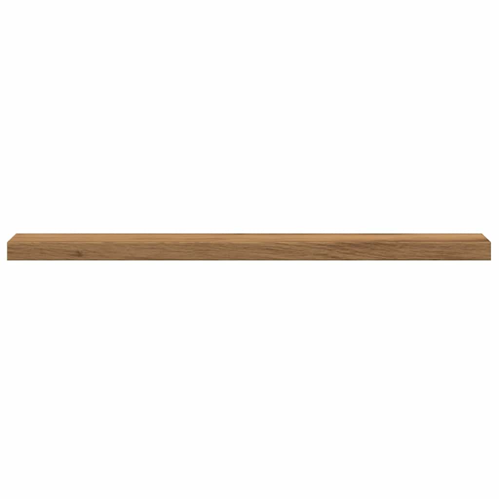 Sieninės lentynos, 4vnt., artisano ąžuolo, 40x10x1,5cm, mediena