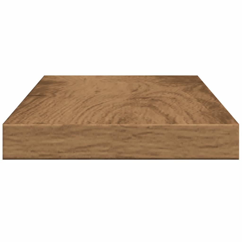Sieninės lentynos, 4vnt., artisano ąžuolo, 40x10x1,5cm, mediena