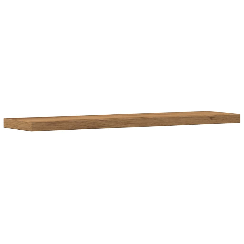 Sieninės lentynos, 4vnt., artisano ąžuolo, 40x10x1,5cm, mediena