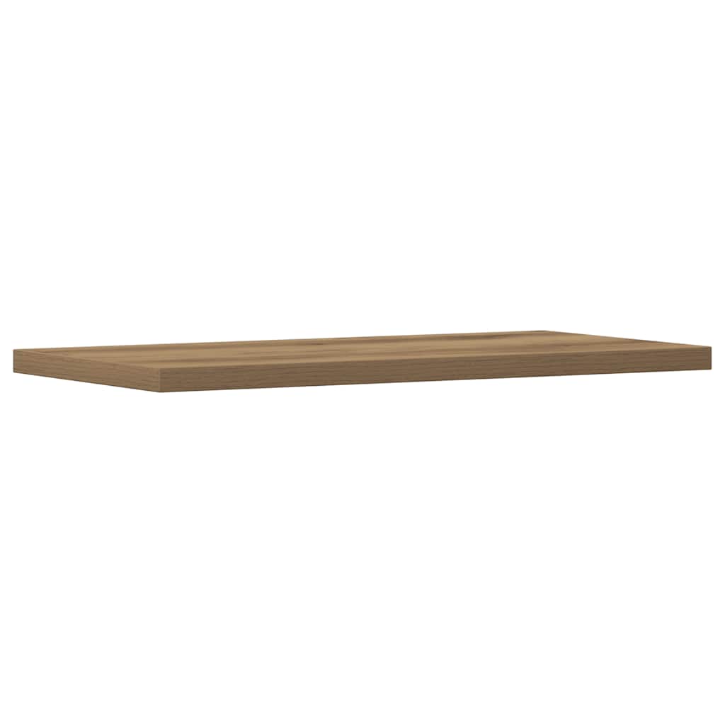 Sieninės lentynos, 4vnt., artisano ąžuolo, 40x20x1,5cm, mediena