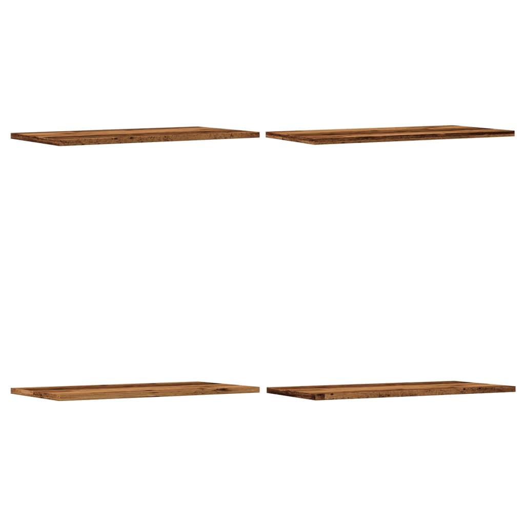 Sieninės lentynos, 4vnt., medienos, 60x30x1,5cm, mediena