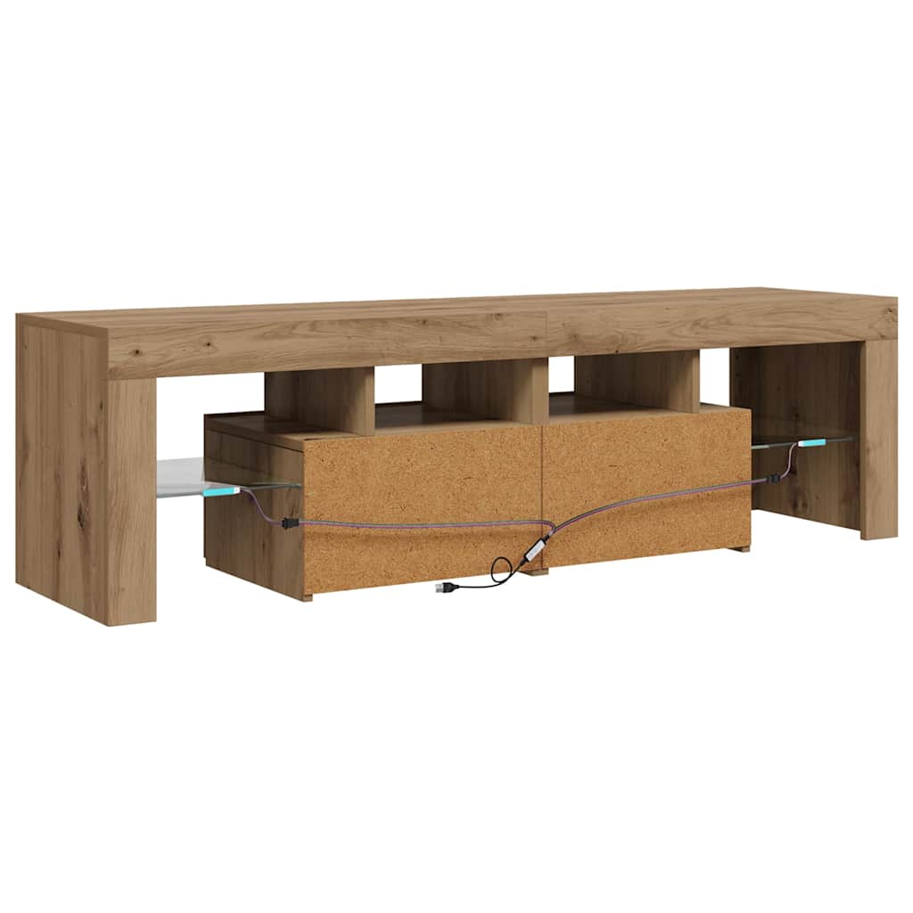 LED TV skapītis, artisano, 140x36,5x40cm, koks