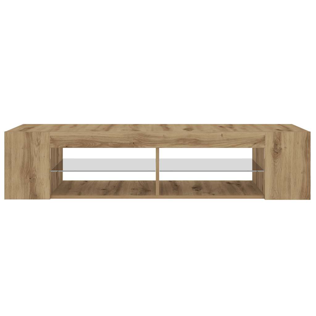 Televizoriaus spintelė su LED, artisano, 135x39x30cm, mediena