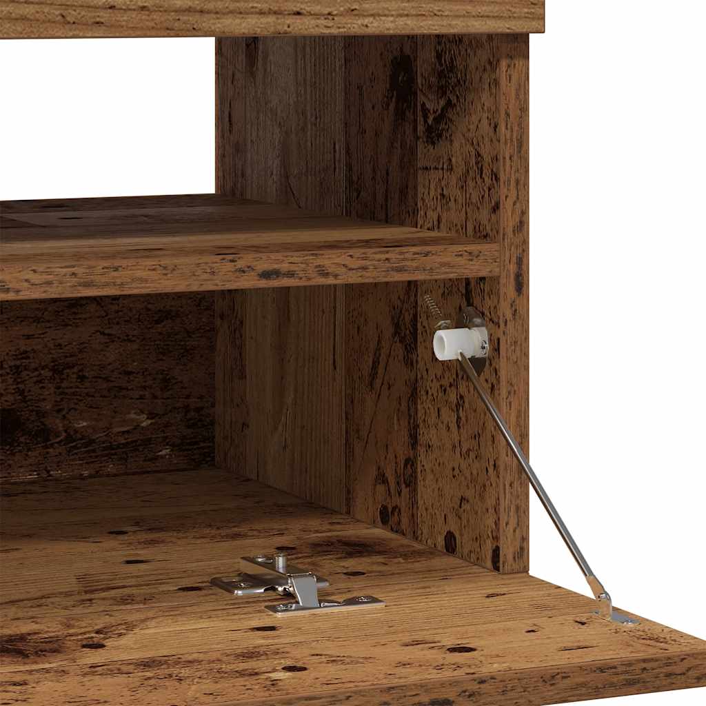 Televizoriaus spintelė su LED, medienos, 100x35x40cm, mediena