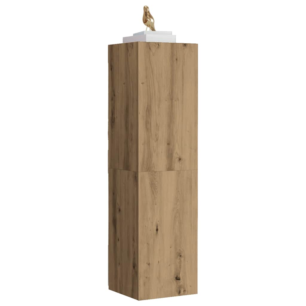 TV stand, artisan, 30.5x30x110cm, wood