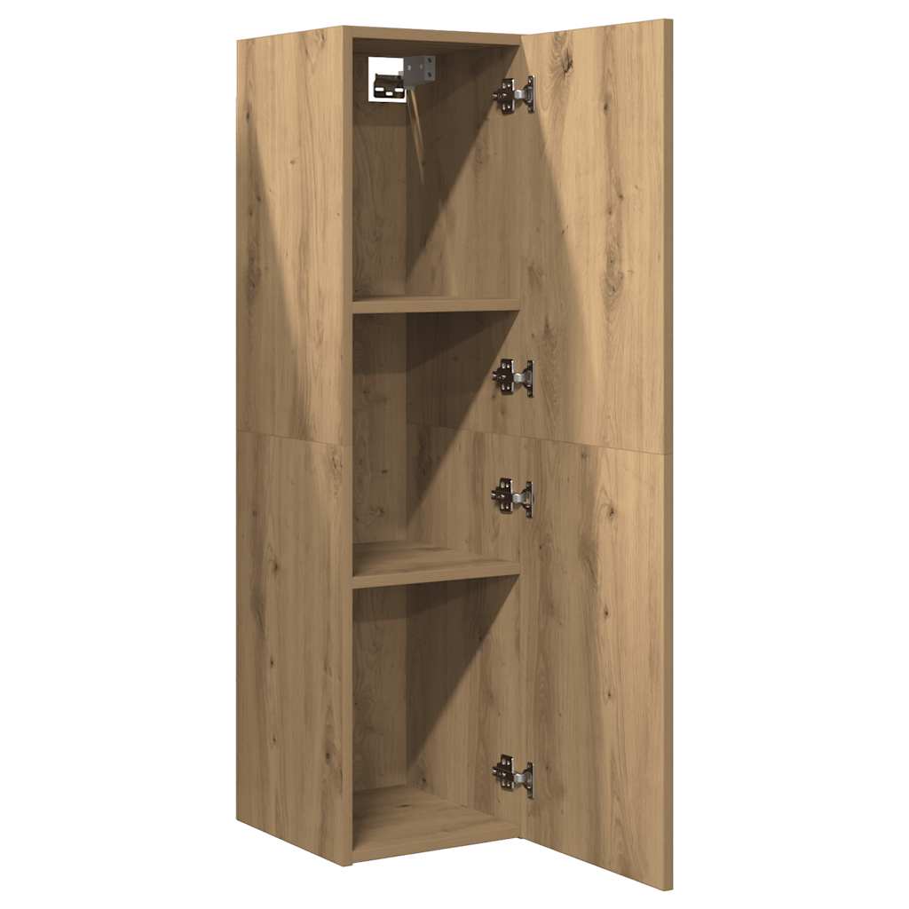 TV stand, artisan, 30.5x30x110cm, wood