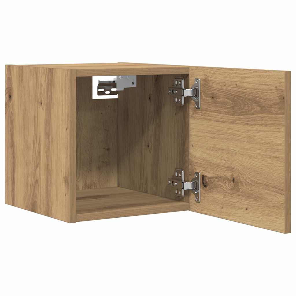 Wall-mounted TV cabinet, artisan, 30.5x30x30cm