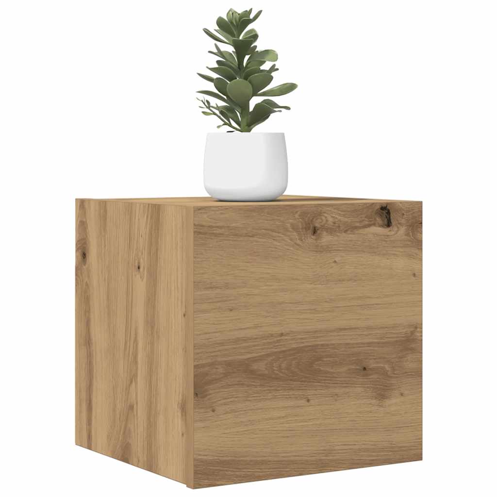 Wall-mounted TV cabinet, artisan, 30.5x30x30cm