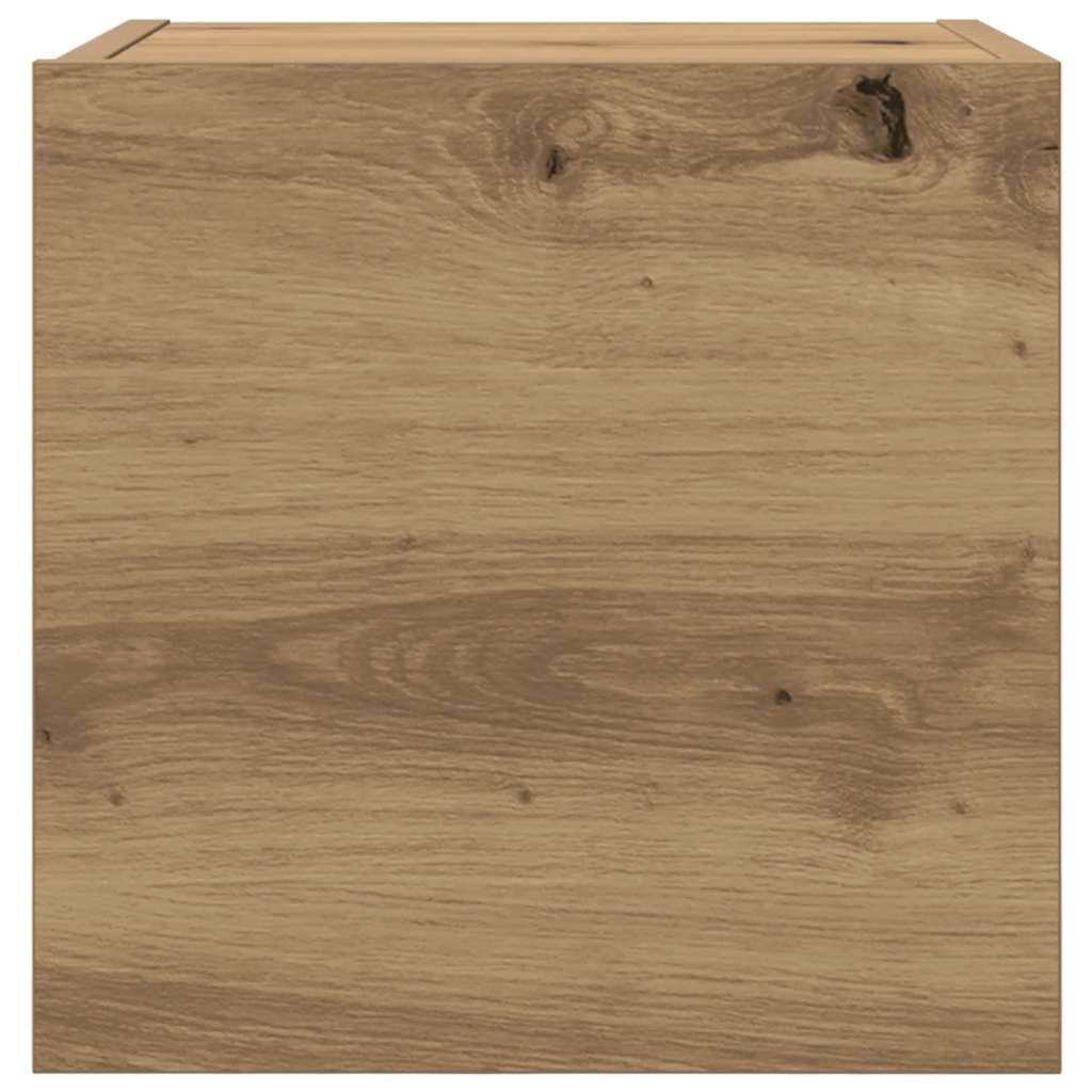 Wall-mounted TV cabinets, 2 pcs, artisan, 30.5x30x30cm