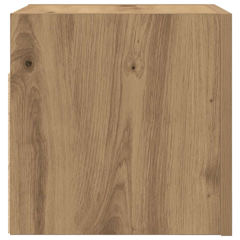 Wall-mounted TV cabinets, 2 pcs, artisan, 30.5x30x30cm