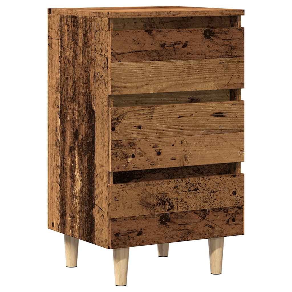 Spintelė prie lovos Old Wood 40x35x69 cm Engineered Wood