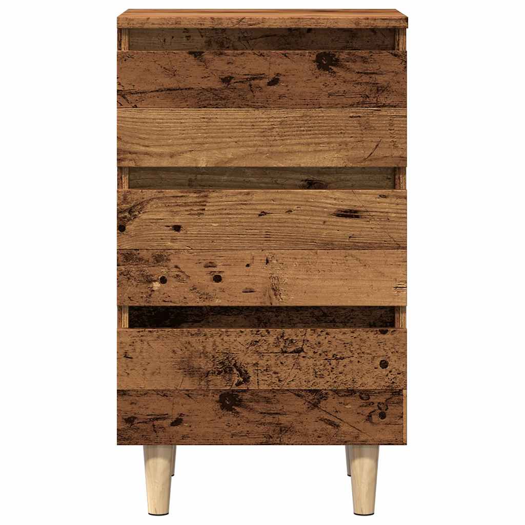 Spintelė prie lovos Old Wood 40x35x69 cm Engineered Wood