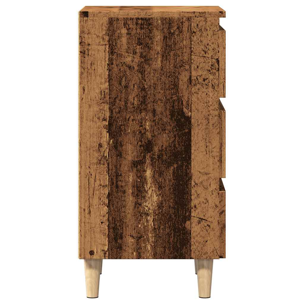 Spintelė prie lovos Old Wood 40x35x69 cm Engineered Wood
