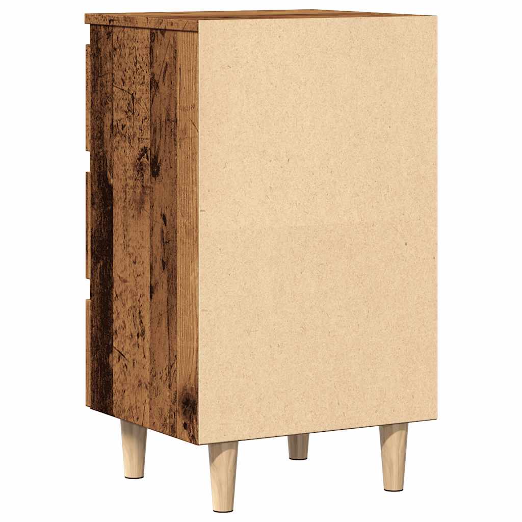 Spintelė prie lovos Old Wood 40x35x69 cm Engineered Wood