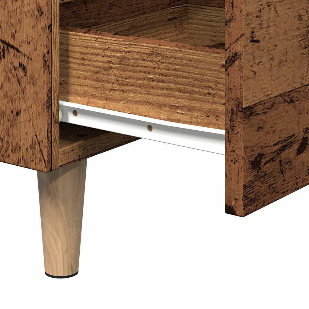 Spintelė prie lovos Old Wood 40x35x69 cm Engineered Wood
