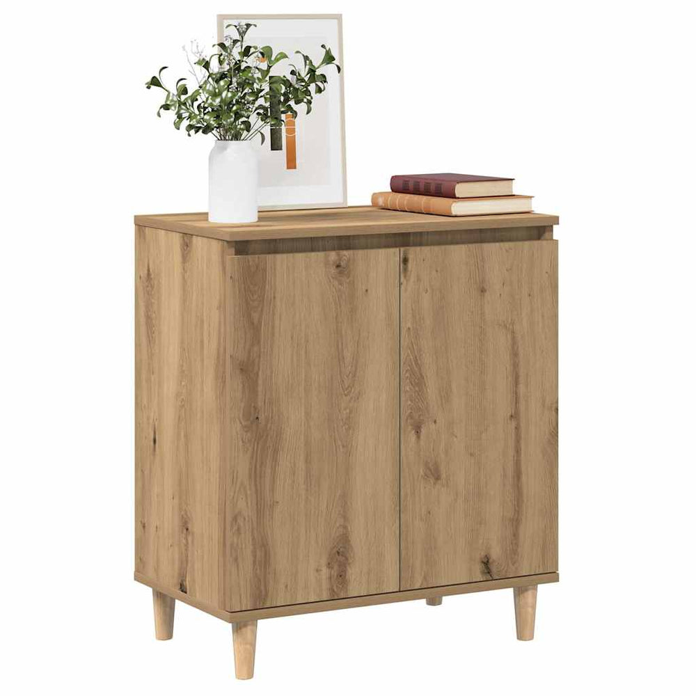 Artisan oak sideboard 60x35x70 cm engineered wood