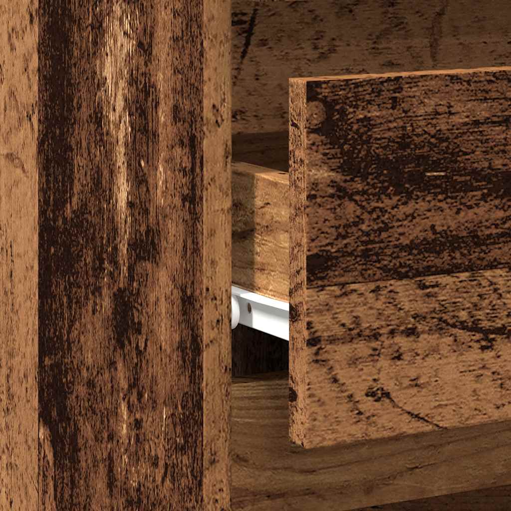 Spintelė prie lovos Old Wood 40x35x62,5 cm Engineered Wood