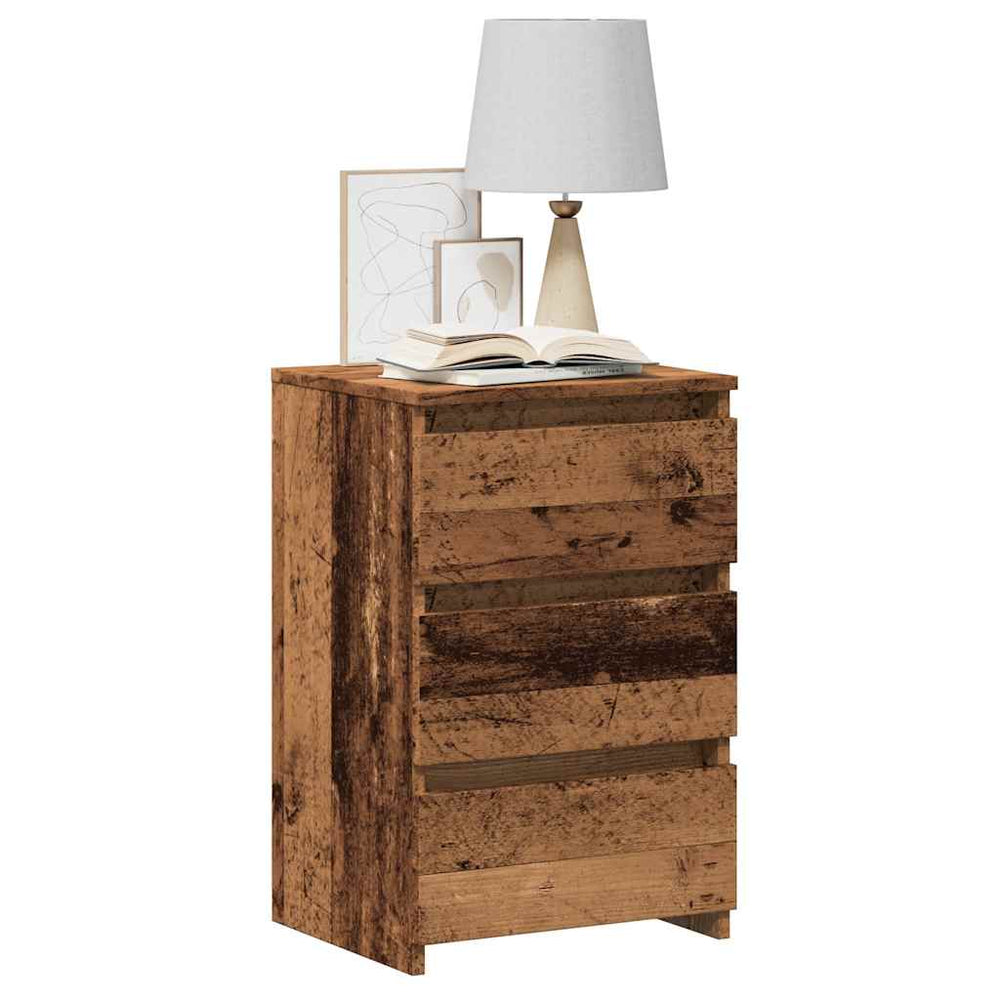 Spintelė prie lovos Old Wood 40x35x62,5 cm Engineered Wood