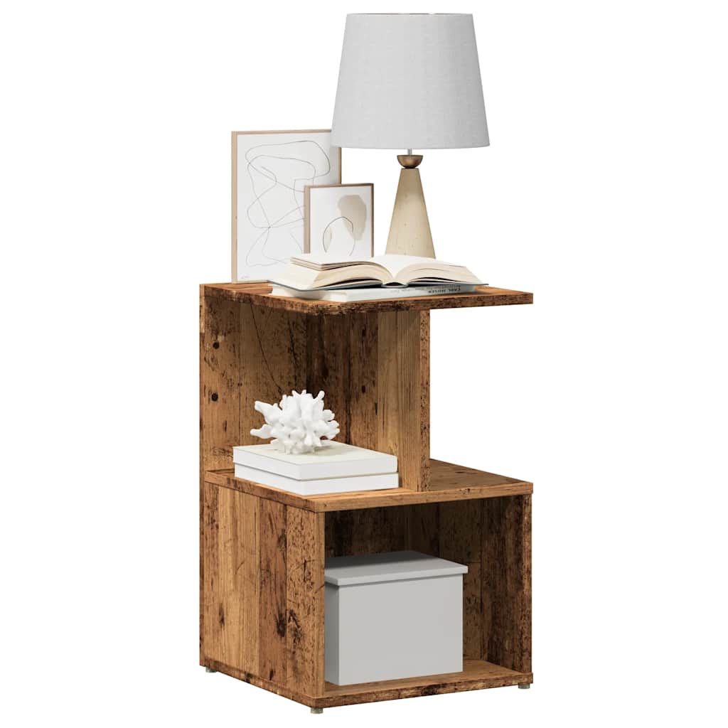 Spinta prie lovos Old Wood 35x35x55 cm Engineered Wood