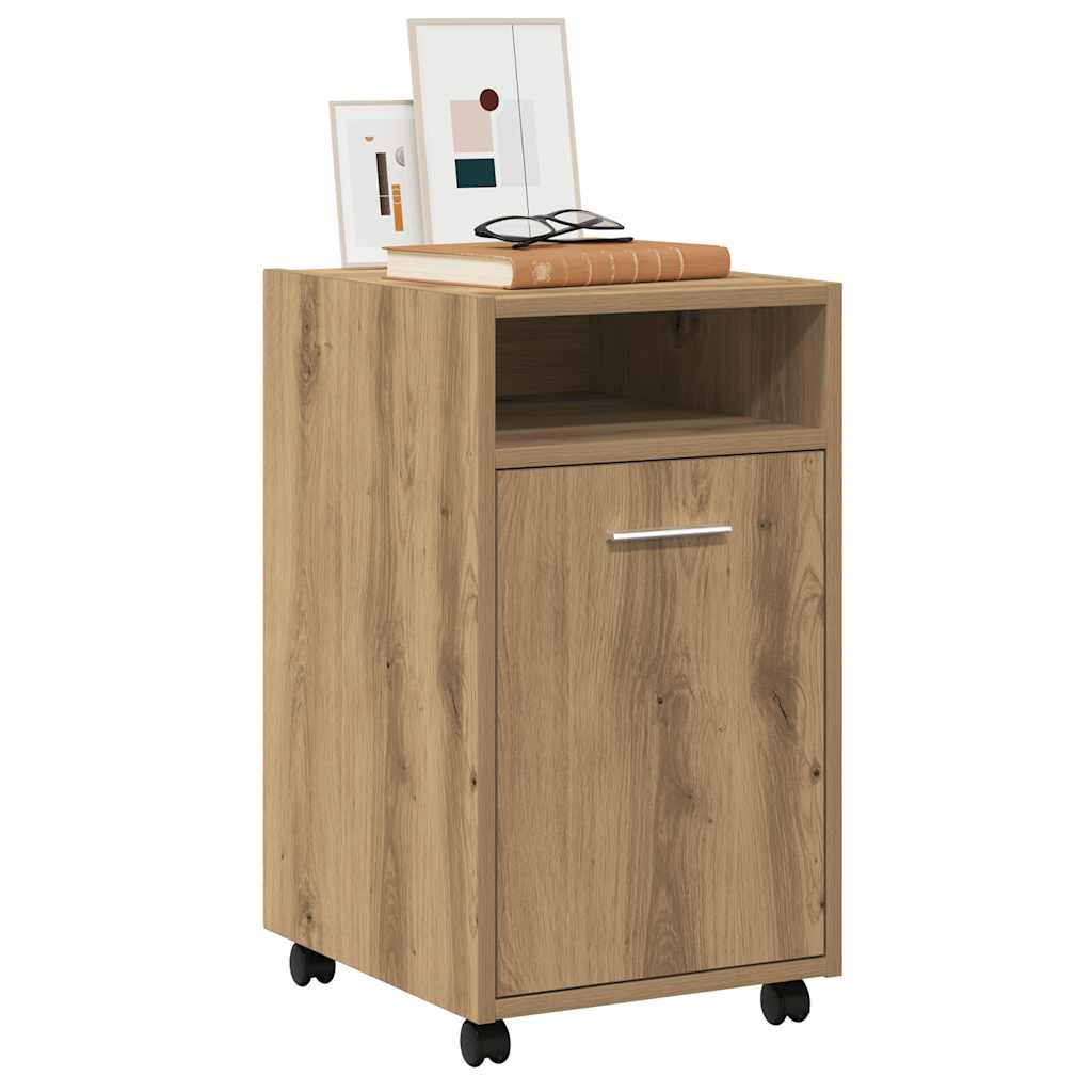 Cabinet with castors, artisan, 33x38x60cm, wood