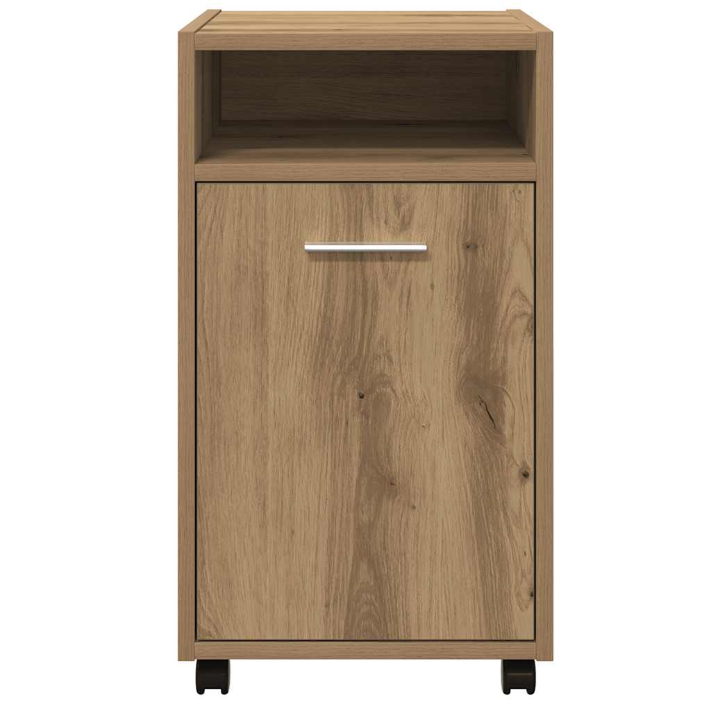 Cabinet with castors, artisan, 33x38x60cm, wood