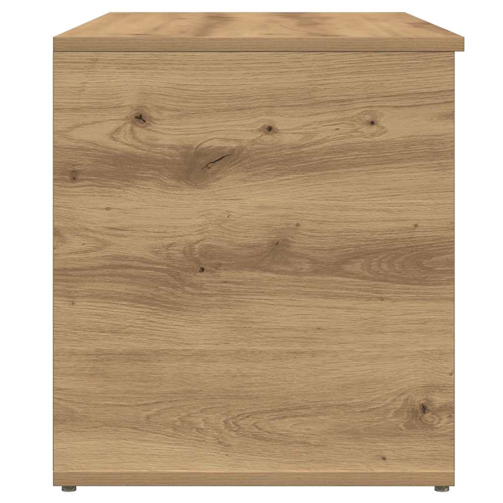 Storage box, artisan oak, 84x42x46cm, engineered wood