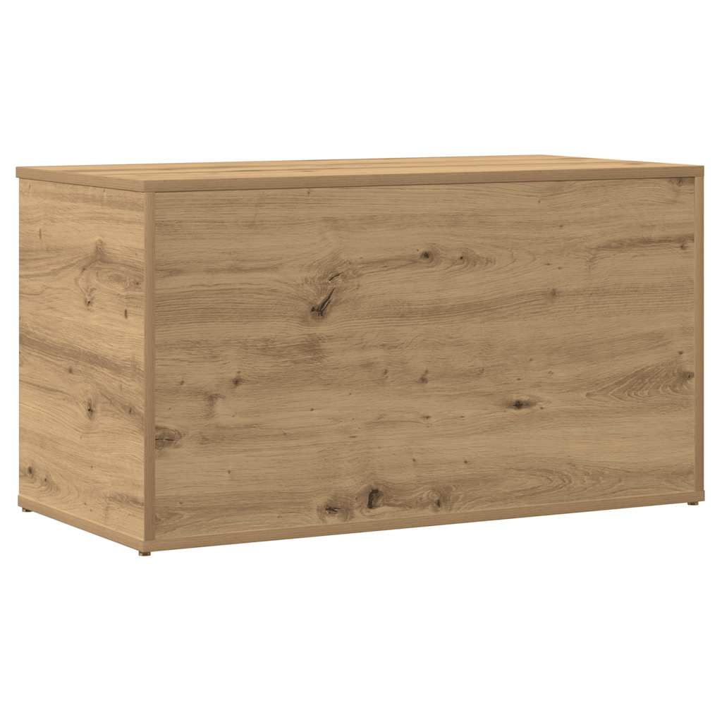 Storage box, artisan oak, 84x42x46cm, engineered wood