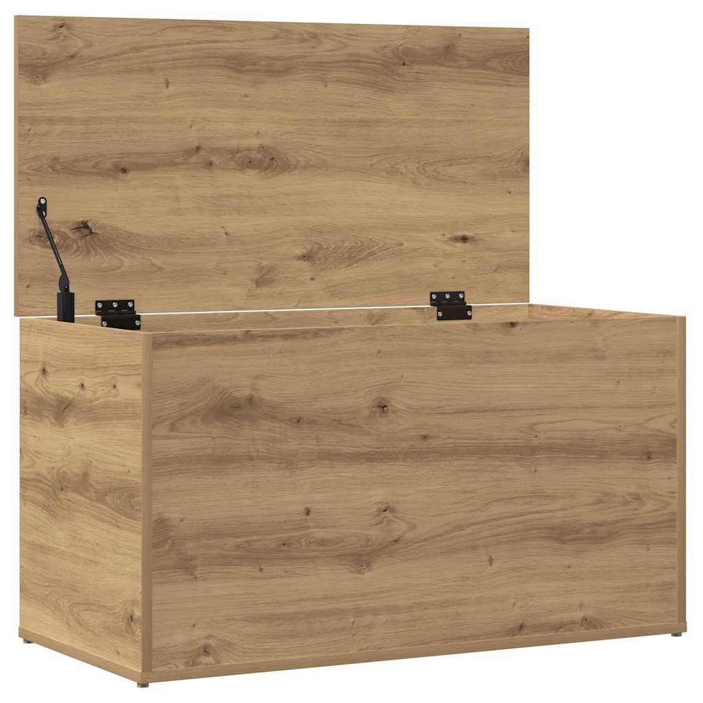 Storage box, artisan oak, 84x42x46cm, engineered wood