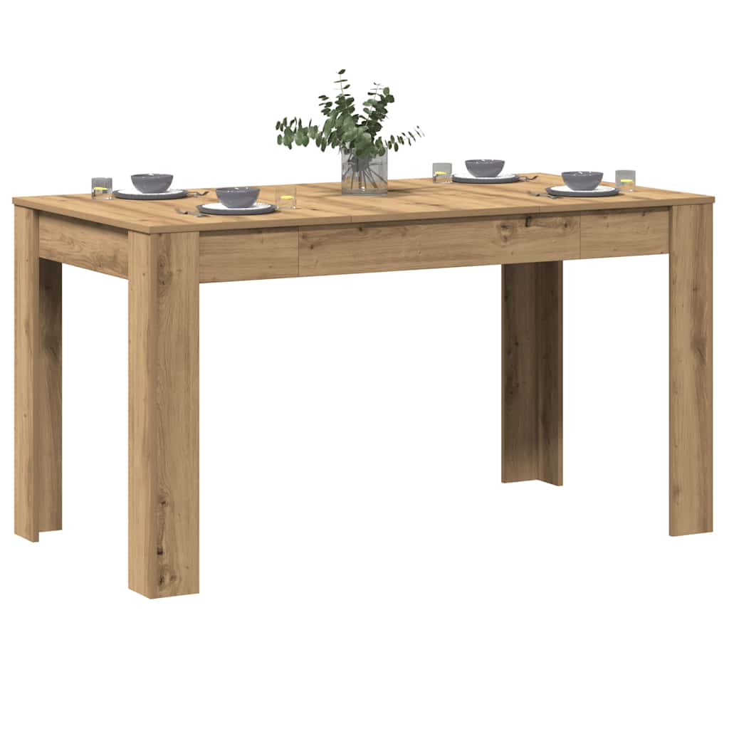 Valgomojo stalas, artisano, 140x74,5x76cm, apdirbta mediena