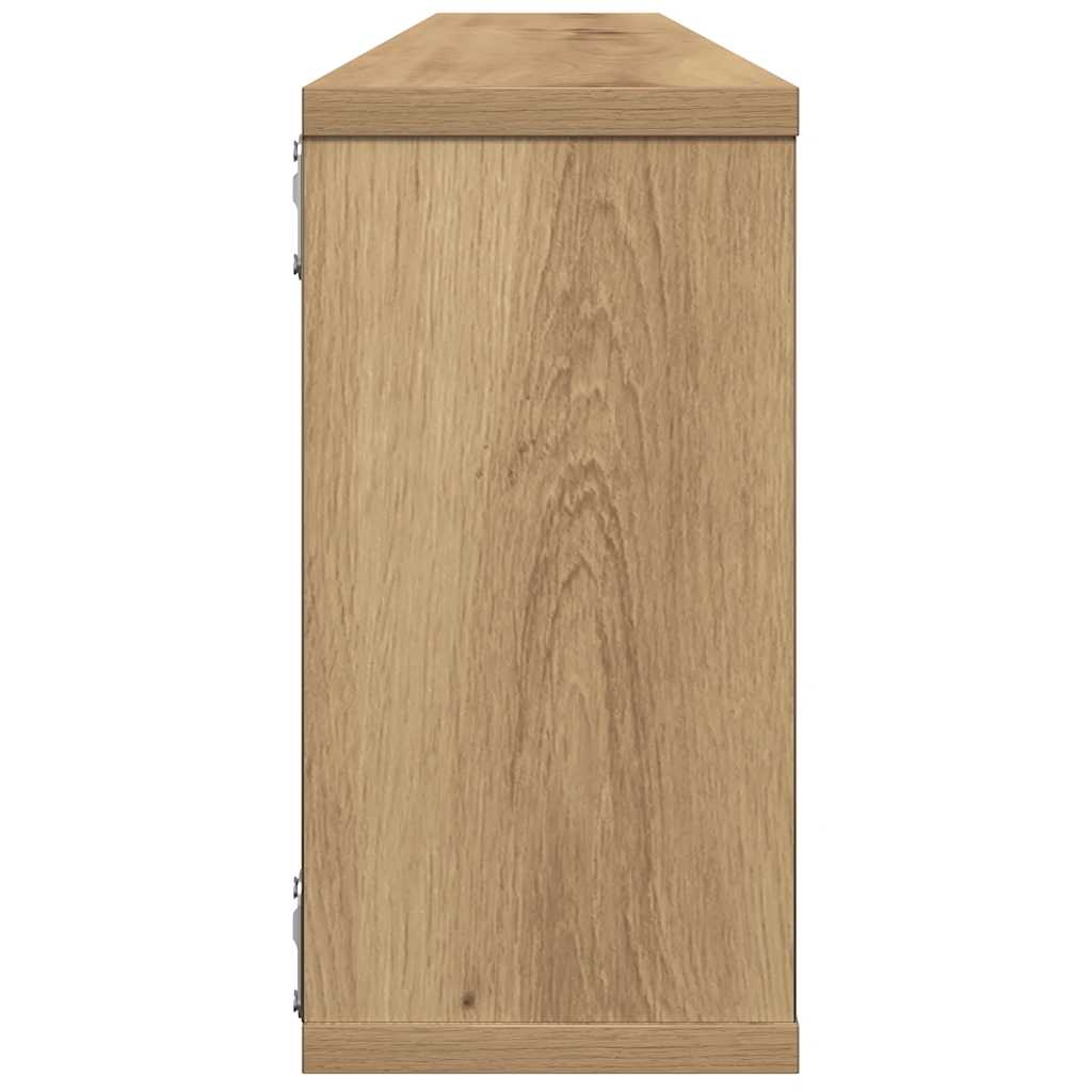 Sieninės lentynos, 2vnt., artisano, 100x15x30cm, mediena
