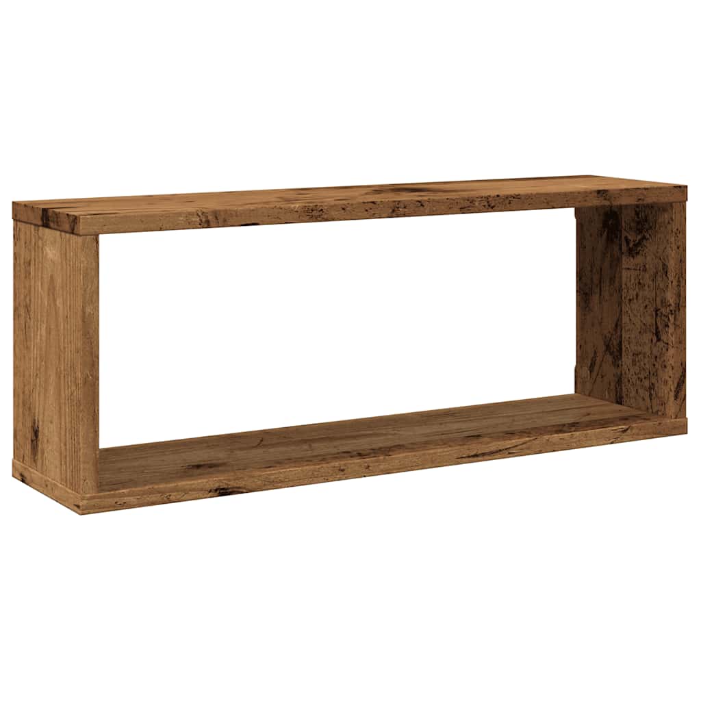 Wall shelves, 2 pcs., wood, 60x15x23cm, MDF