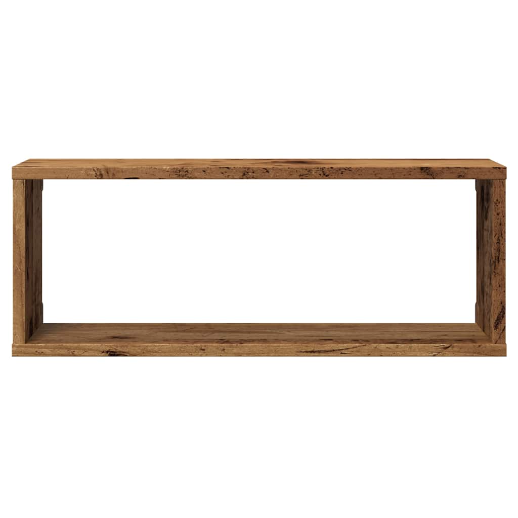 Wall shelves, 2 pcs., wood, 60x15x23cm, MDF