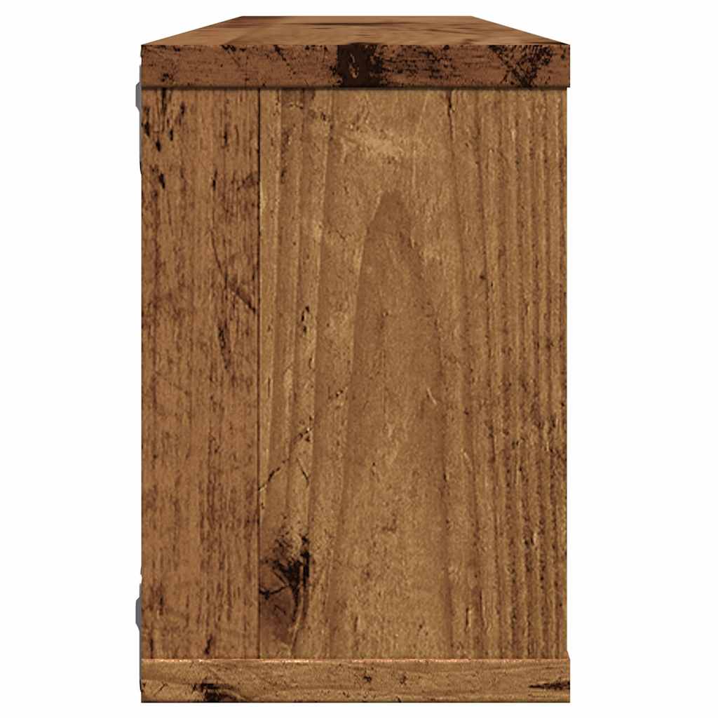 Wall shelves, 2 pcs., wood, 60x15x23cm, MDF