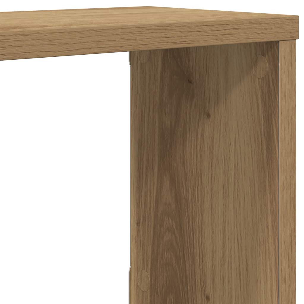 Wall shelves, 4 pcs, artisan, 60x15x23cm, wood