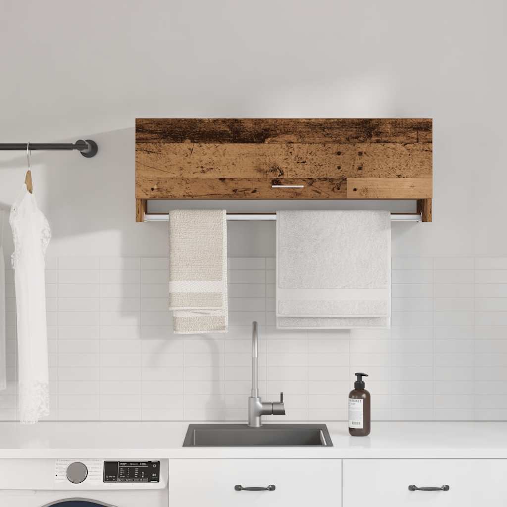Spinta Old Wood 100x32,5x35 cm Engineered Wood