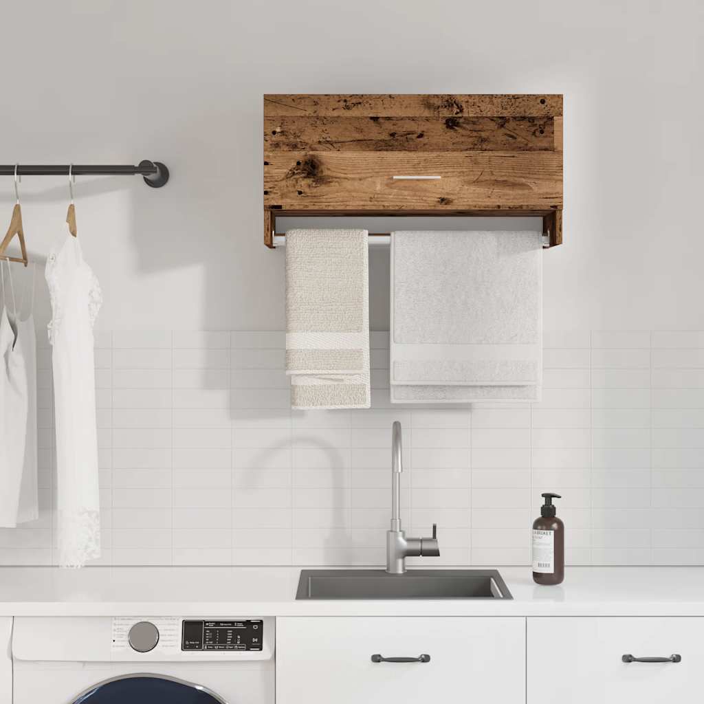 Spinta Old Wood 70x32,5x35 cm Engineered Wood